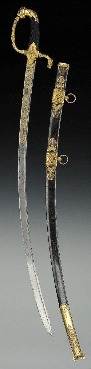 Sabre Du Citoyen François Marie Joseph Riou De Kersalaün, Major De La Garde Nationale De Brest-photo-3