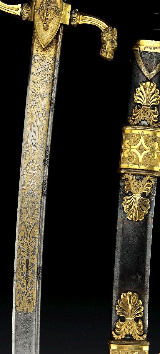 Sabre Du Citoyen François Marie Joseph Riou De Kersalaün, Major De La Garde Nationale De Brest-photo-4
