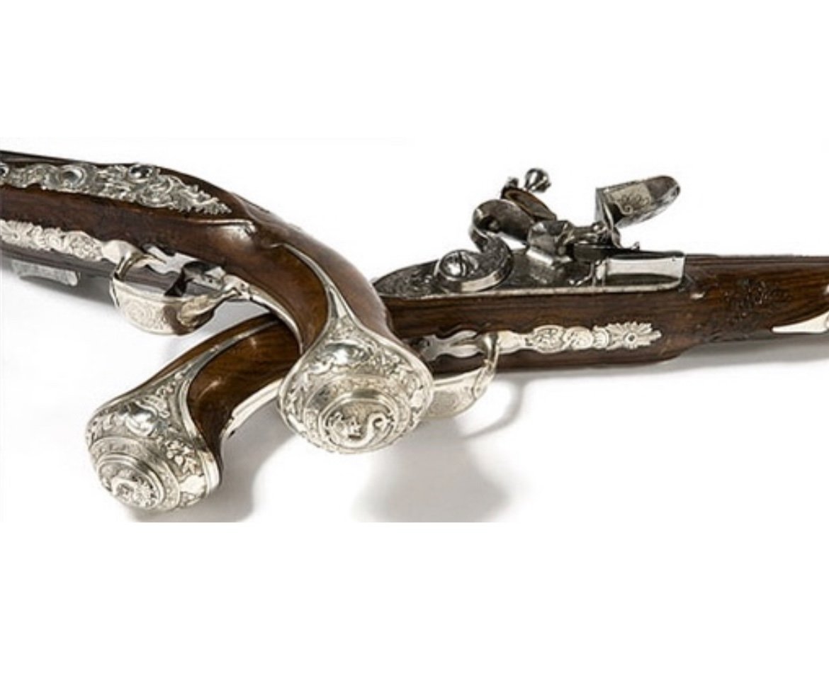 Pair Of Pistols Of Louis, Dauphin Of France, Colonel-general Of The Dragoons