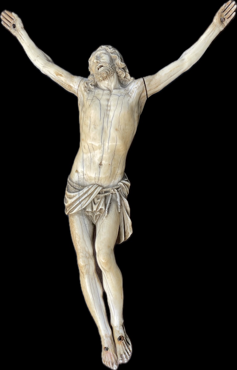 Christ In Ivory, France 17th Century. 