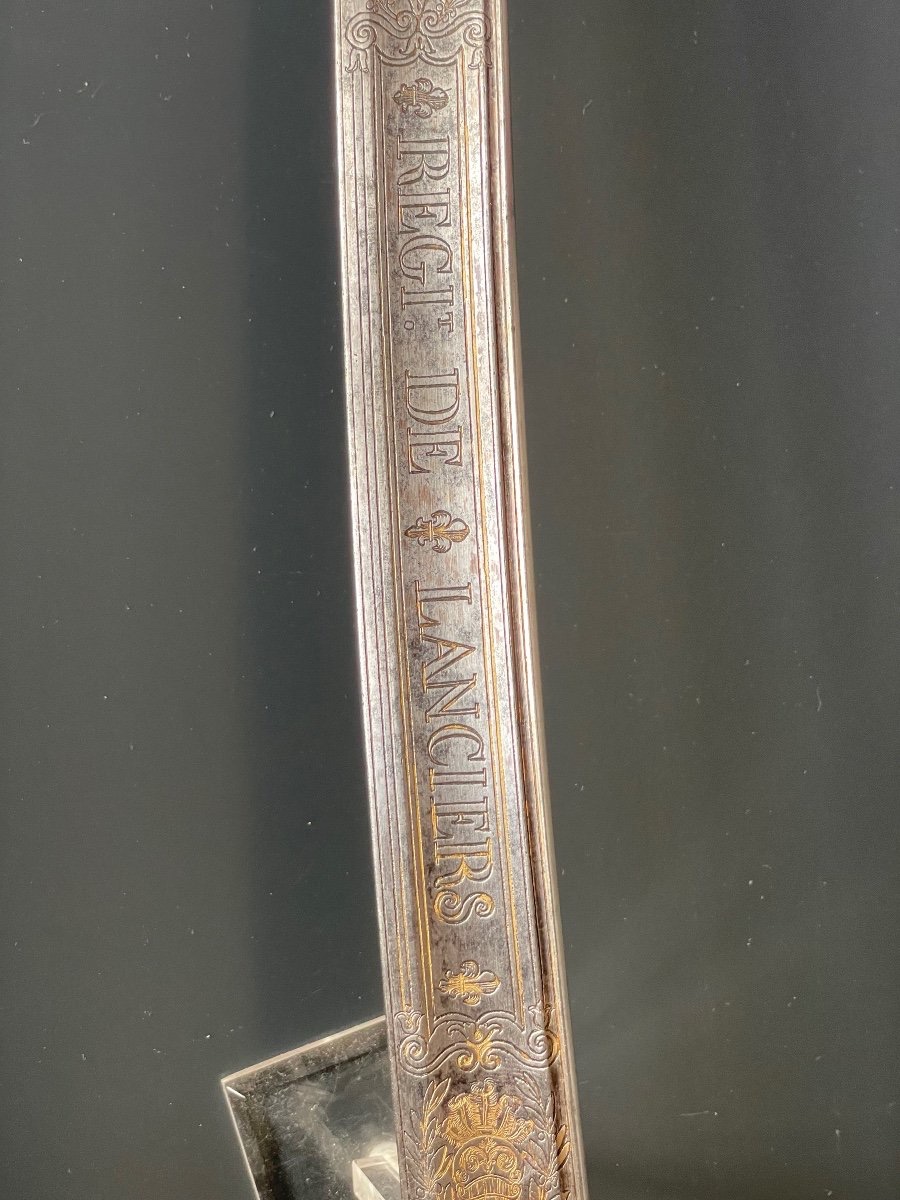 Sabre d'Officier Des Lanciers De La Garde-photo-4