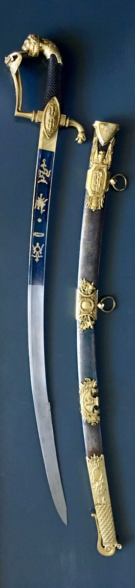 Saber Offered By Napoleon Bonaparte To Antoine Louis Popon Maucune-photo-2