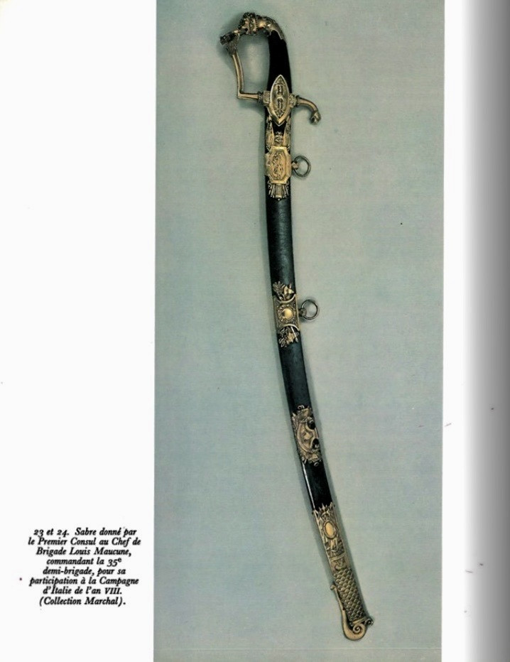 Saber Offered By Napoleon Bonaparte To Antoine Louis Popon Maucune-photo-4