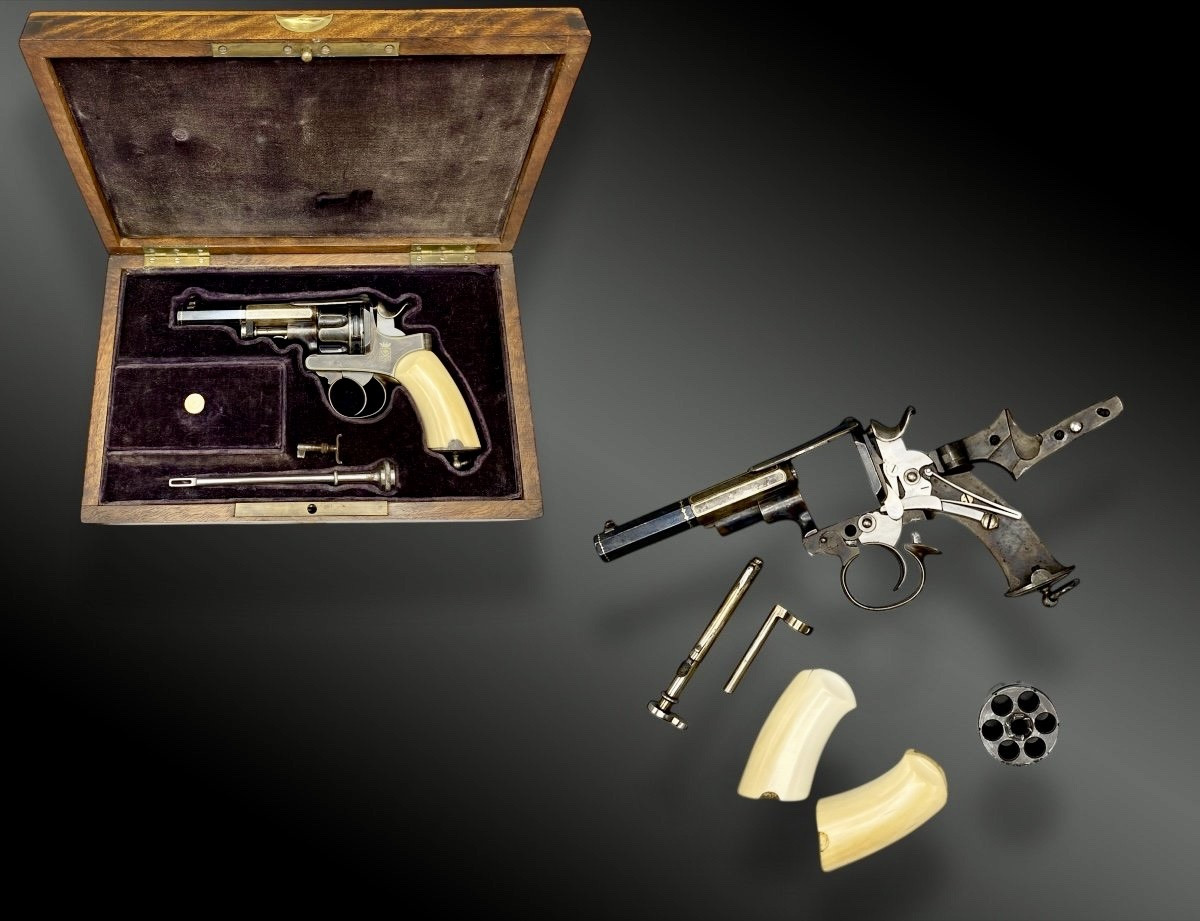 Coffret Revolver Chamelot Delvigne de Luxe. France, Saint-etienne-photo-3