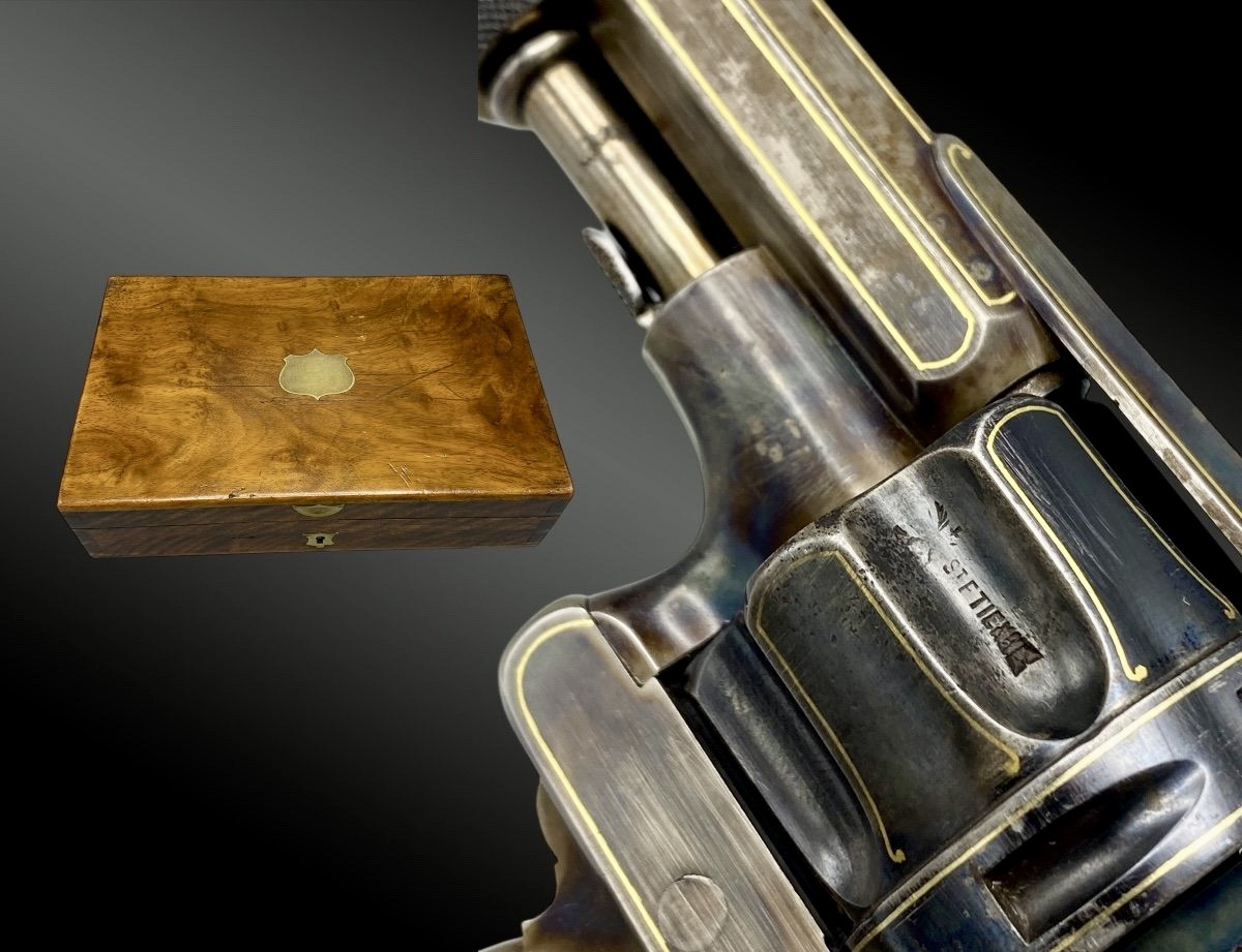 Coffret Revolver Chamelot Delvigne de Luxe. France, Saint-etienne-photo-3