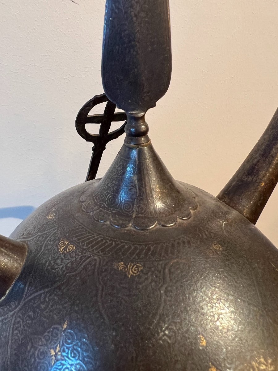 Oriental Helmet Called Kulah Khud, Ottoman Empire, 19th Century-photo-2