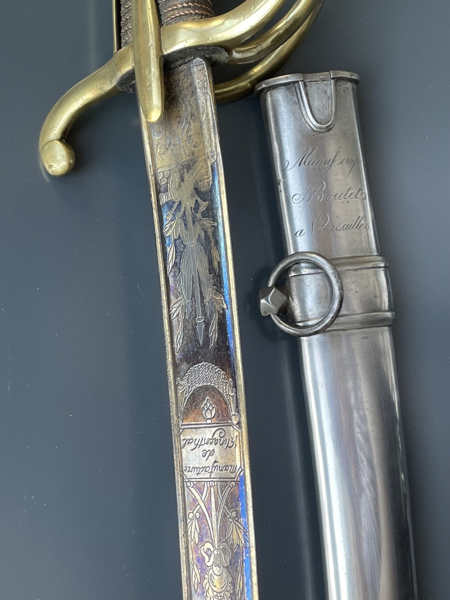 Light Cavalry Saber Of The Imperial Guard By Boutet, Model Year Ix, First Empire-photo-7