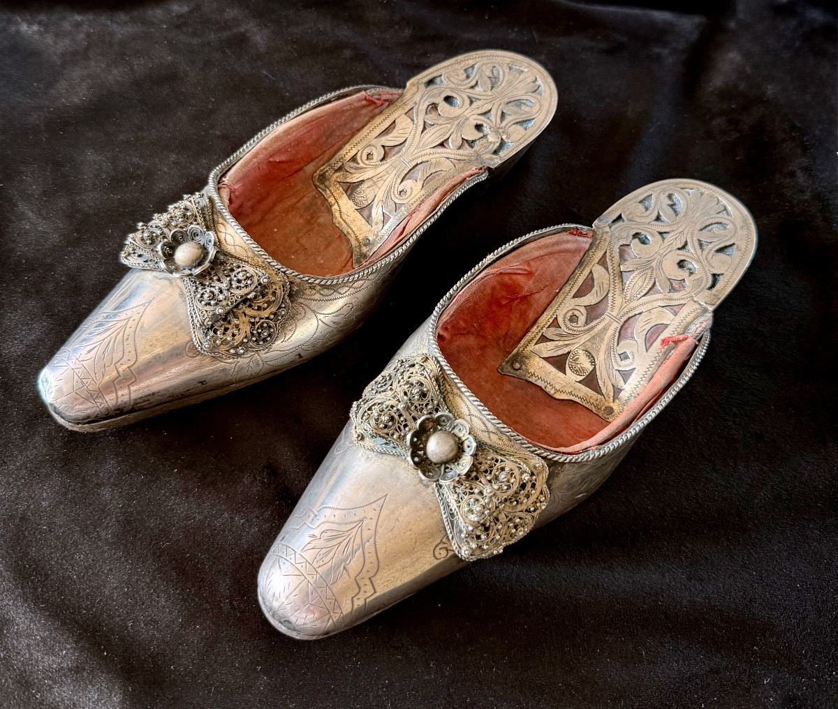 Pair Of Silver Wedding Mules – Algeria, 1831-1857