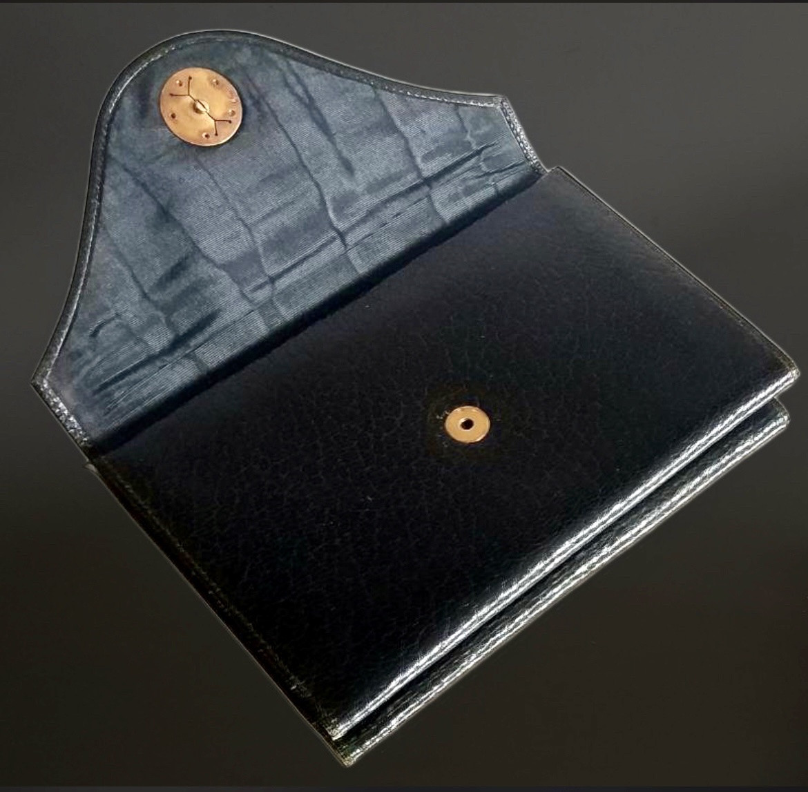 Olive Green Lambskin Wallet-photo-4