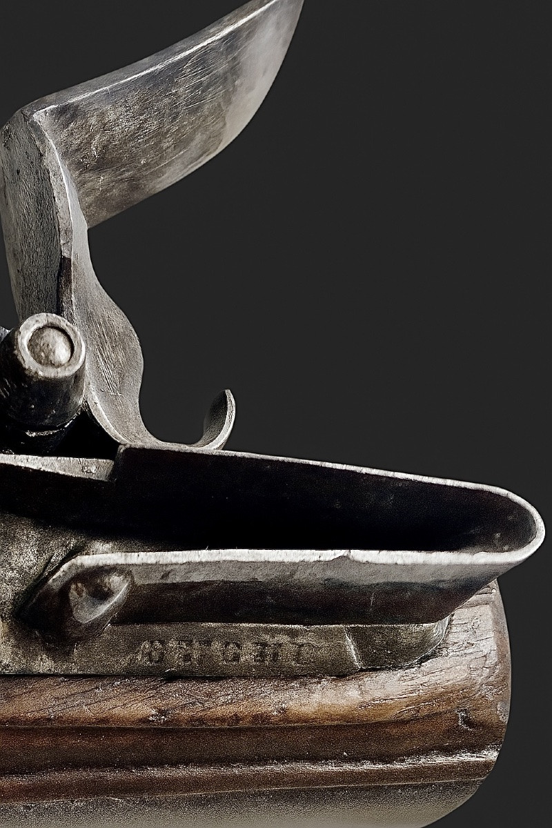 Pistols Signed Gillet In Tulle And Desaga – Circa 1770-photo-3