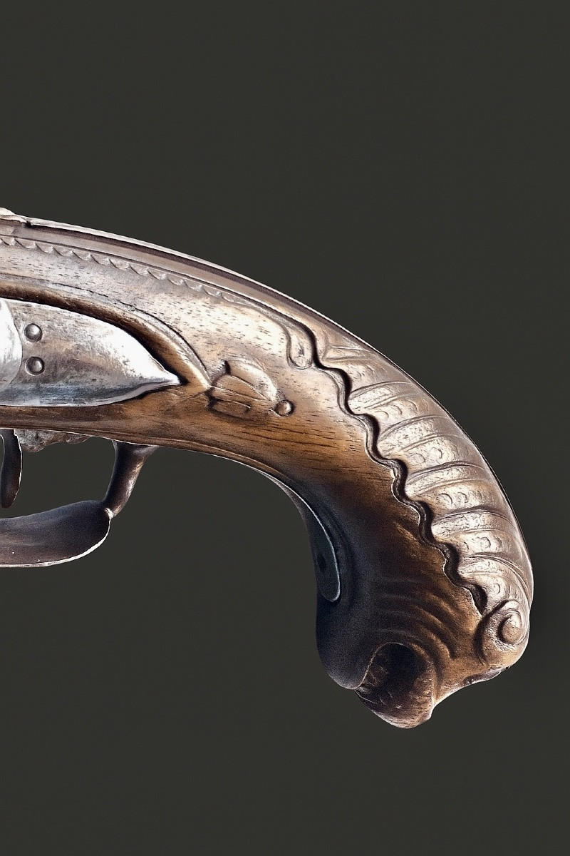 Pistols Signed Gillet In Tulle And Desaga – Circa 1770-photo-5