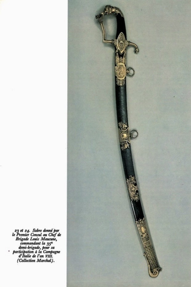 Sabre Presented By Napoleon Bonaparte To Brigade Commander Antoine-louis Popon Maucune-photo-2