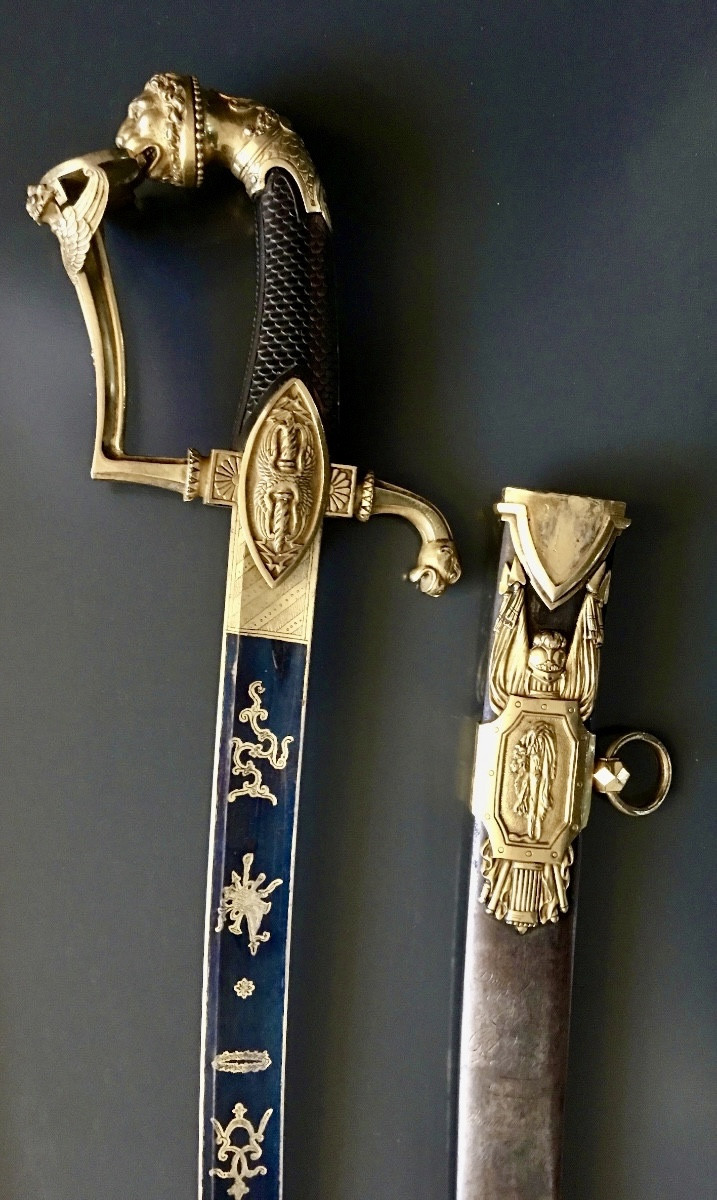 Sabre Presented By Napoleon Bonaparte To Brigade Commander Antoine-louis Popon Maucune