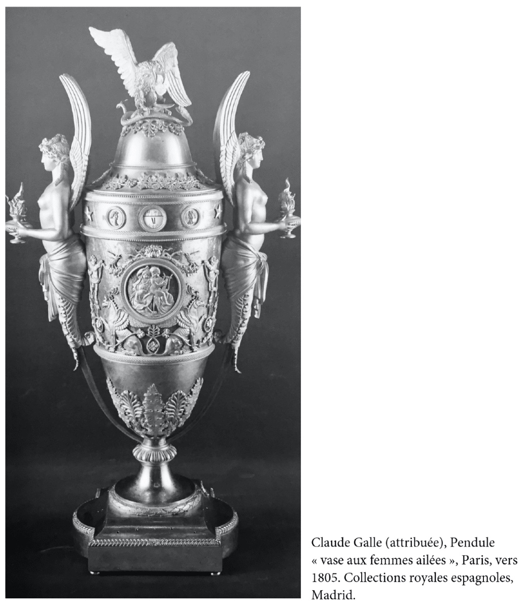 Pendule à cadran tournant de Galle-photo-2