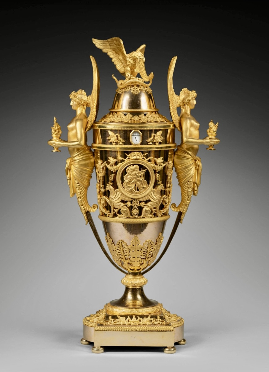 Pendule à cadran tournant de Galle