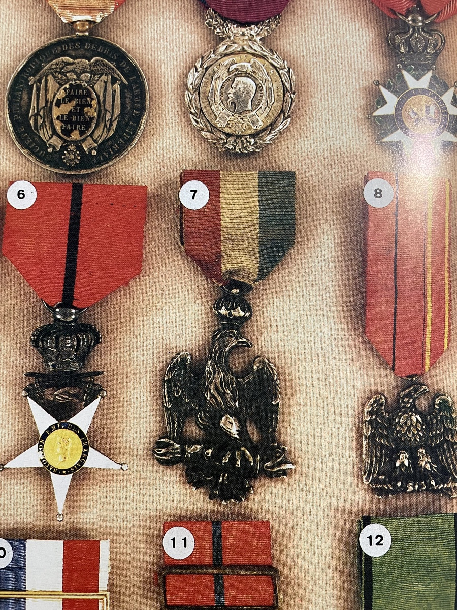 Imperial Eagle Of The Veterans Of The French Empire – Antwerp – Bonapartist Silver Badge-photo-2