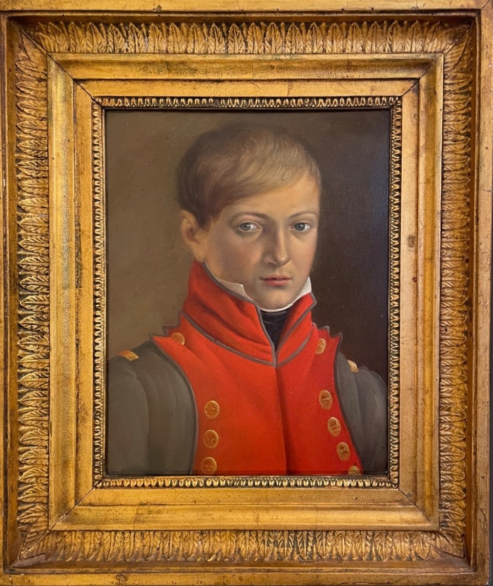 Presumed Portrait Of Jules Frison (1796–1864), Student At The Imperial Lycée Of Brussels, Circa 1808