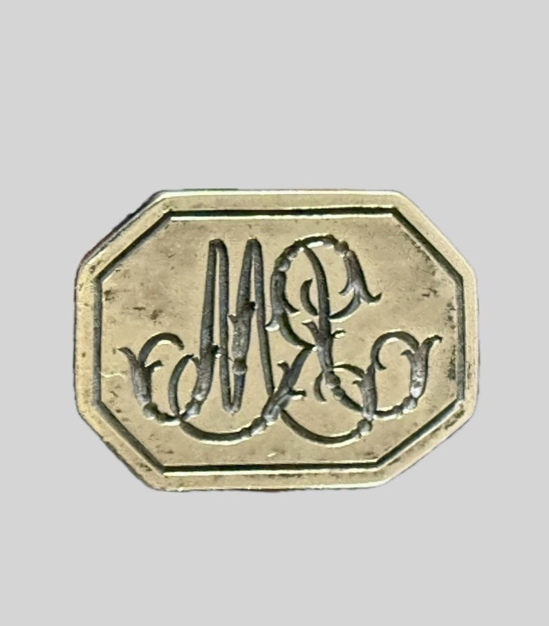 Cachet de correspondance en argent émaillé bleu Maison Fouquet-Lapar, Paris, vers 1898–1912-photo-4