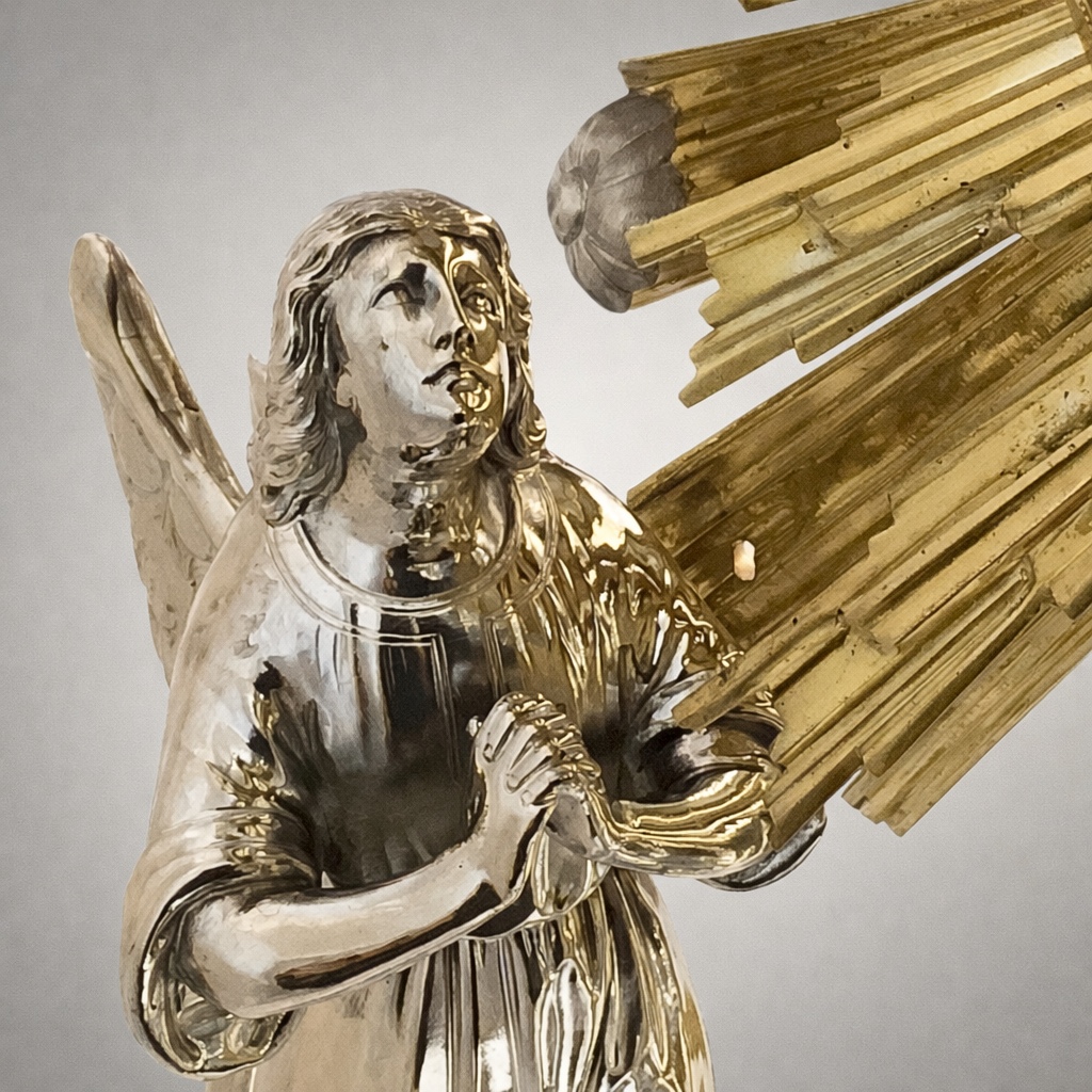 OSTENSOIR MONUMENTAL AUX ANGES ADORATEURS-photo-2