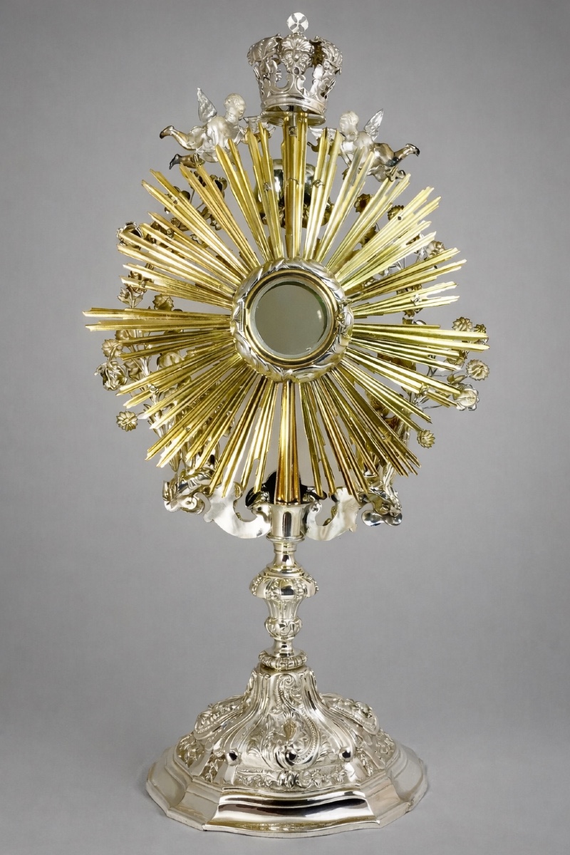 OSTENSOIR MONUMENTAL AUX ANGES ADORATEURS-photo-3