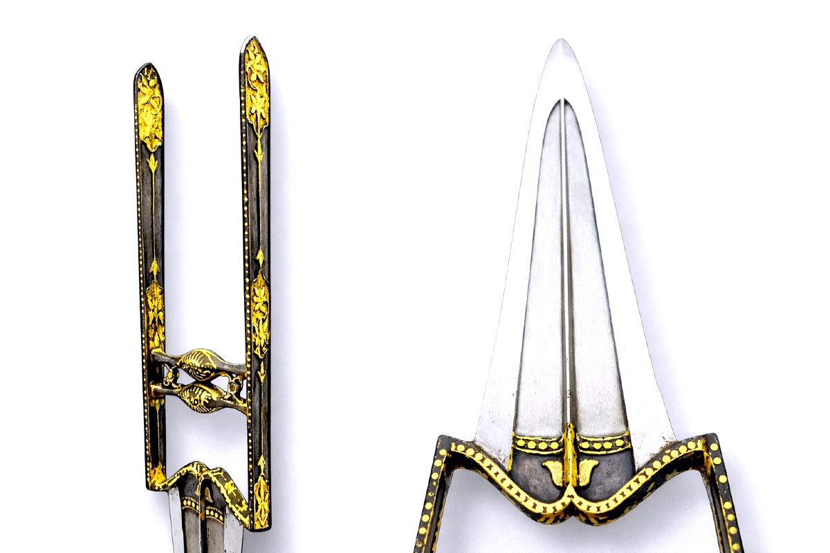 POIGNARD « KATAR » ou DJAMADHAR Empire moghol, Inde du Nord – fin du XVIIIᵉ siècle-photo-3