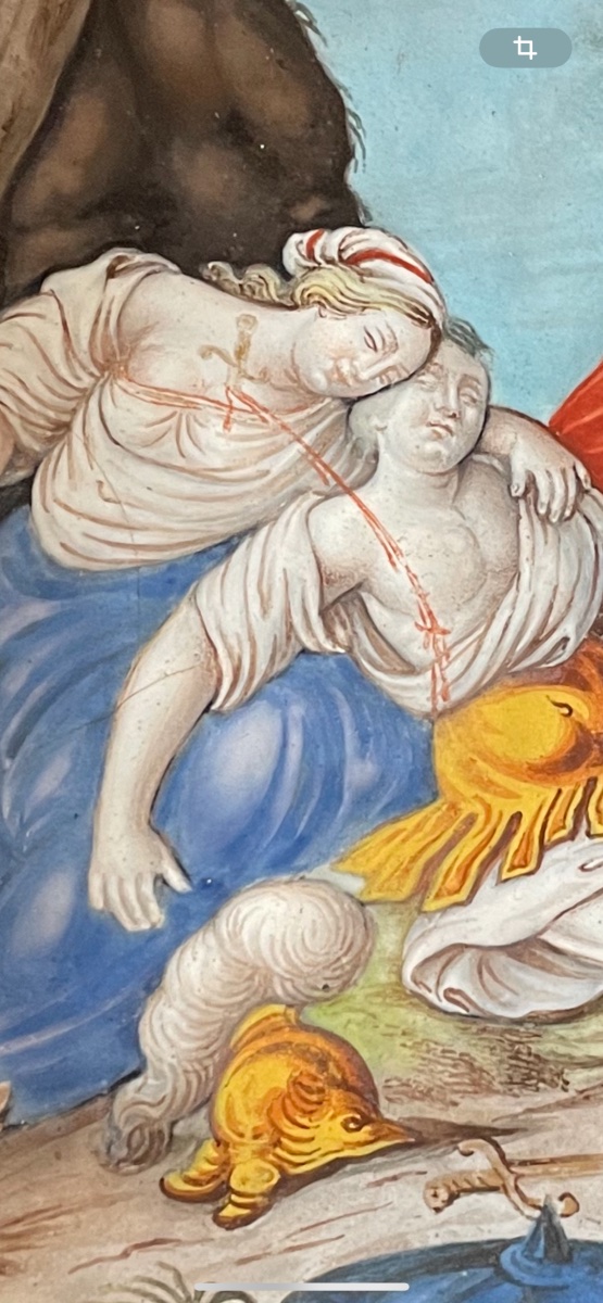 Limoges Enamel – Pantheon And Abradate-photo-2