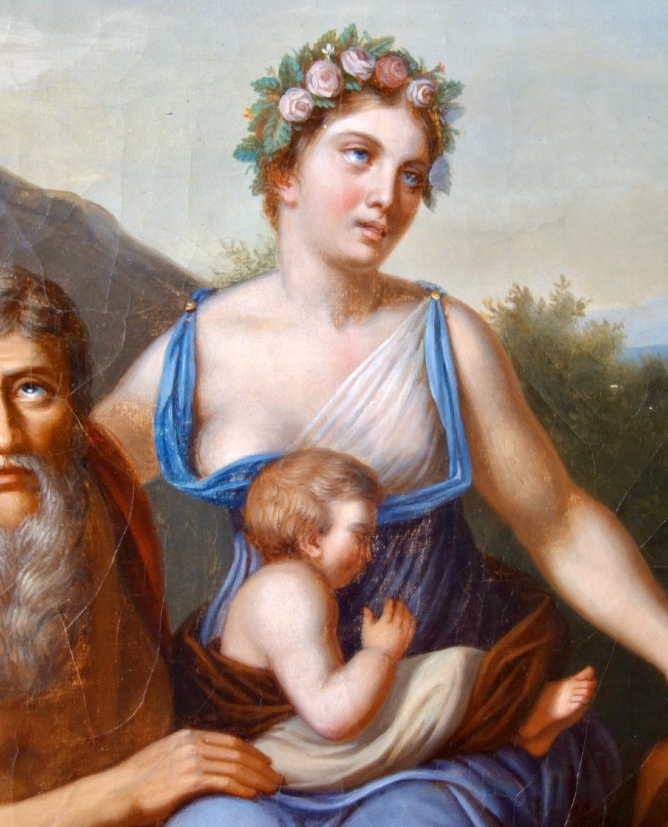 Allegory Of The Cycle Of Life, French Neoclassical School, Circa 1805-1815-photo-3