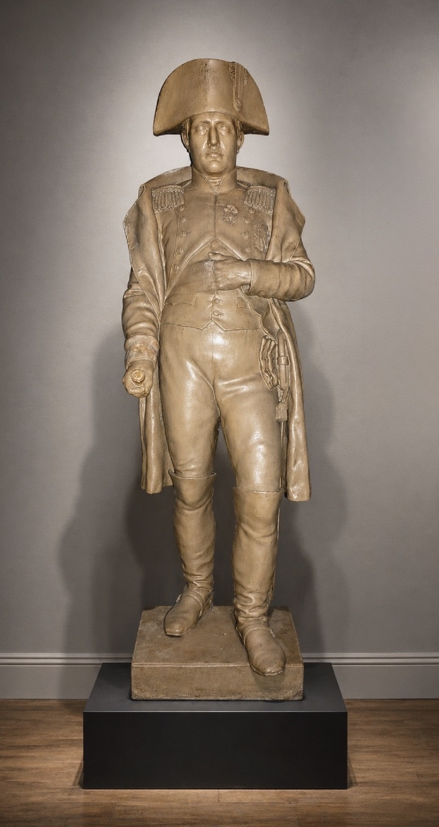 Napoleon Bonaparte On His Feet - Large Sculpture Signed Alexandre De Tombay - XIXth Century