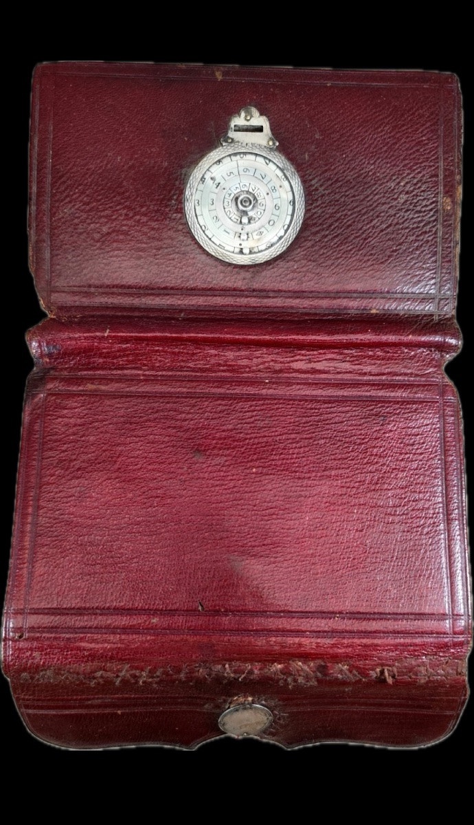 PORTEFEUILLE À SERRURE À COMBINAISON   INVENTION DE L’ABBÉ BOISSIER – PARIS, VERS 1785  -photo-3