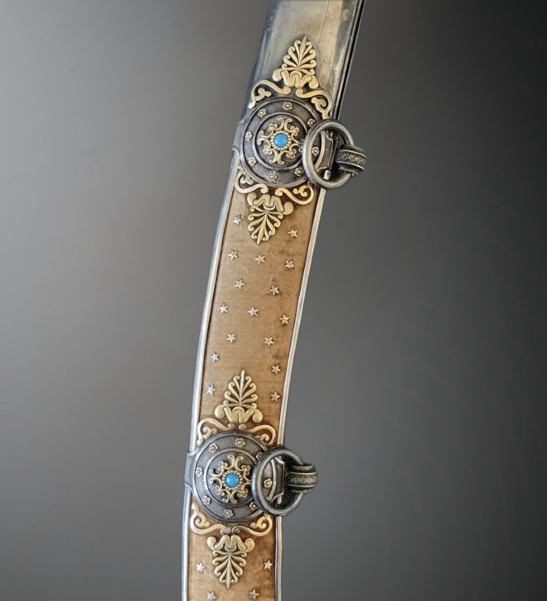 SABRE D’HONNEUR ESPAGNOL EN ARGENT Daté 1820 – « 1° de Enero de 1820 -photo-4