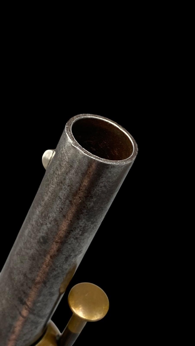 PAIRE DE PISTOLETS D'OFFICIER, MODÈLE 1816, RESTAURATION. -photo-2