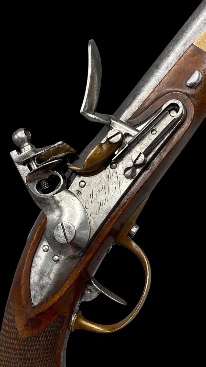 PAIRE DE PISTOLETS D'OFFICIER, MODÈLE 1816, RESTAURATION. -photo-4