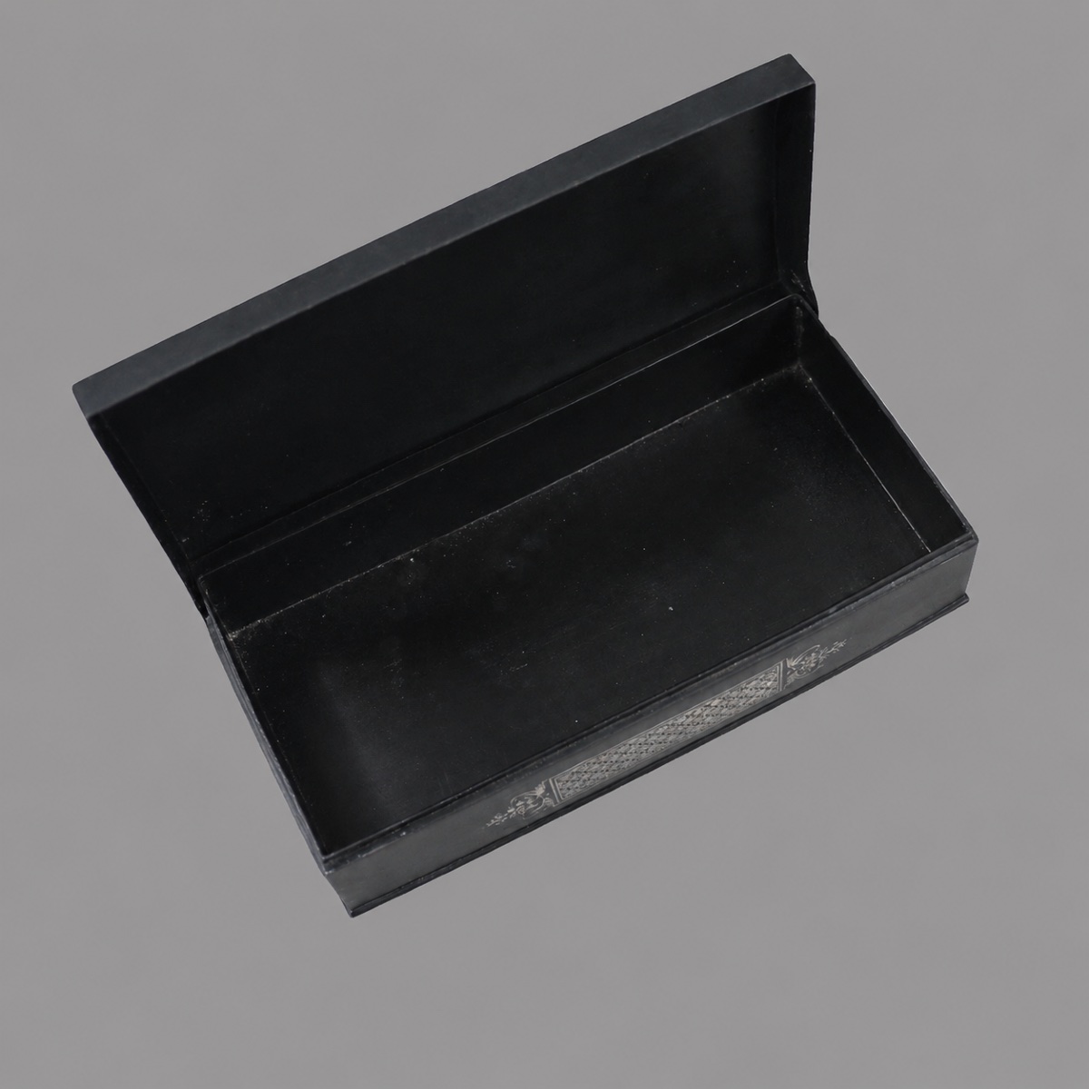Large Imperial Snuffbox In Inlaid Steel-photo-3