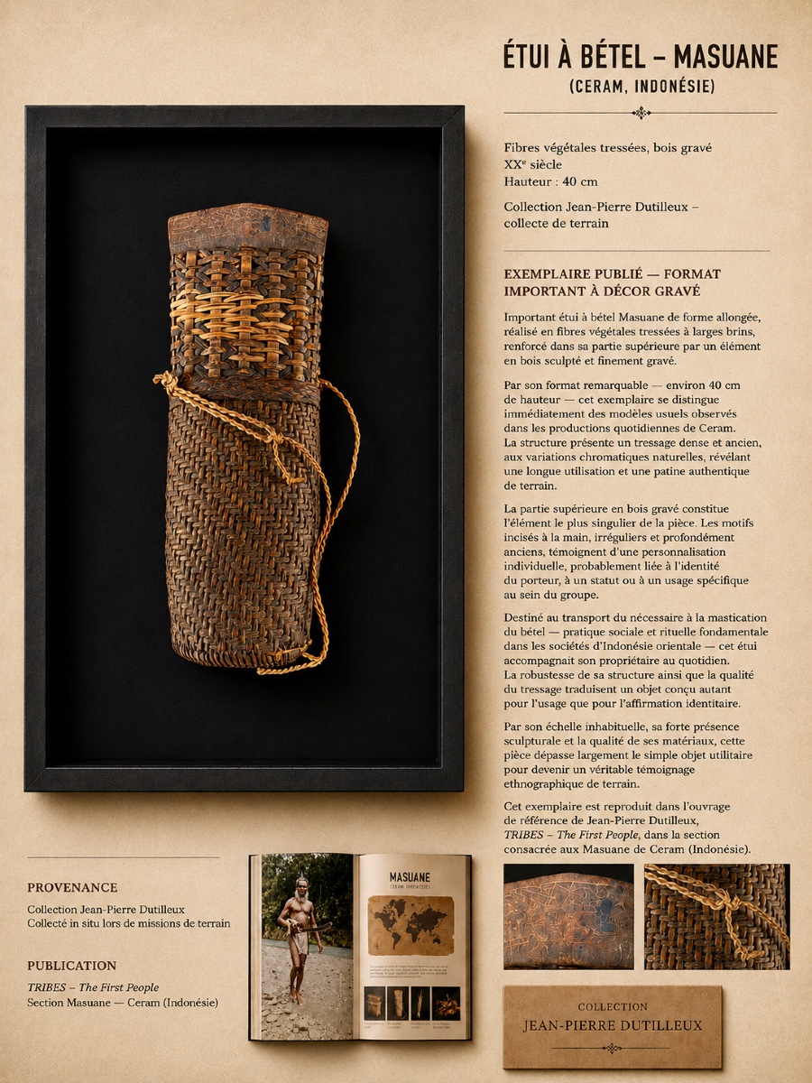 ÉTUI À BÉTEL – MASUANE (CERAM, INDONÉSIE)  -photo-3
