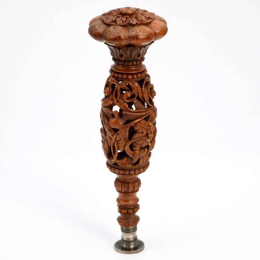 Large Corozo And Silver Cachet Empire - Restoration Period Paris, 1819-1838-photo-4