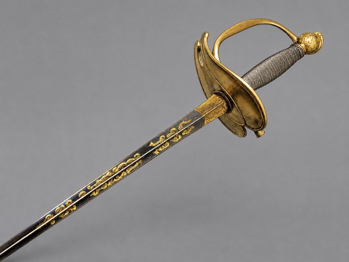 ÉPÉE D’OFFICIER France, vers 1790. -photo-2
