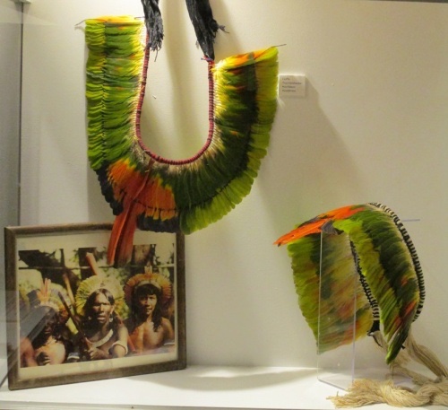 COIFFE CÉRÉMONIELLE KAYAPO (XINGU, AMAZONIE). -photo-2
