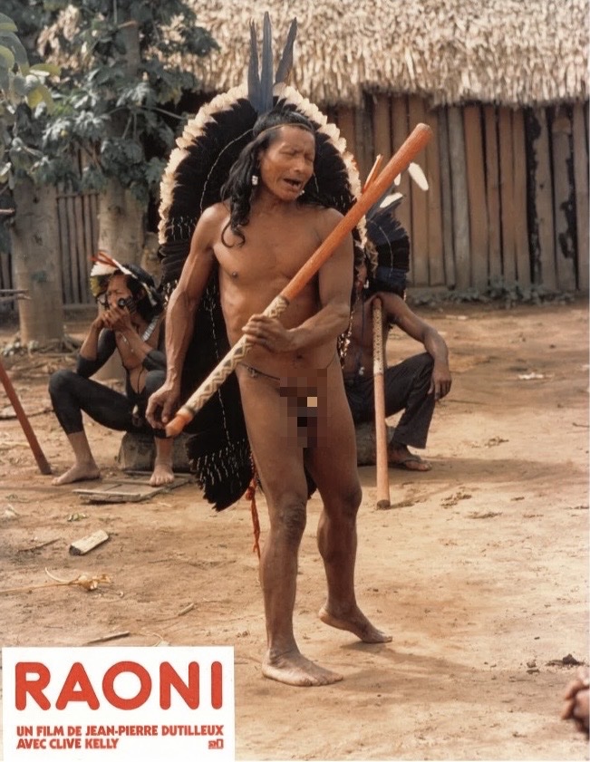 Kayapó Ceremonial Headdress And Original Photograph From The Film Raoni-photo-4