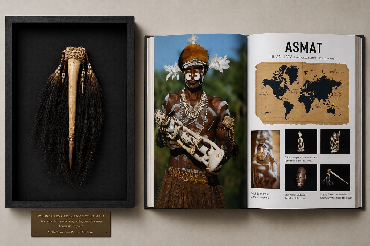 Dagger Made Of Cassowary Or Human Bone-photo-4