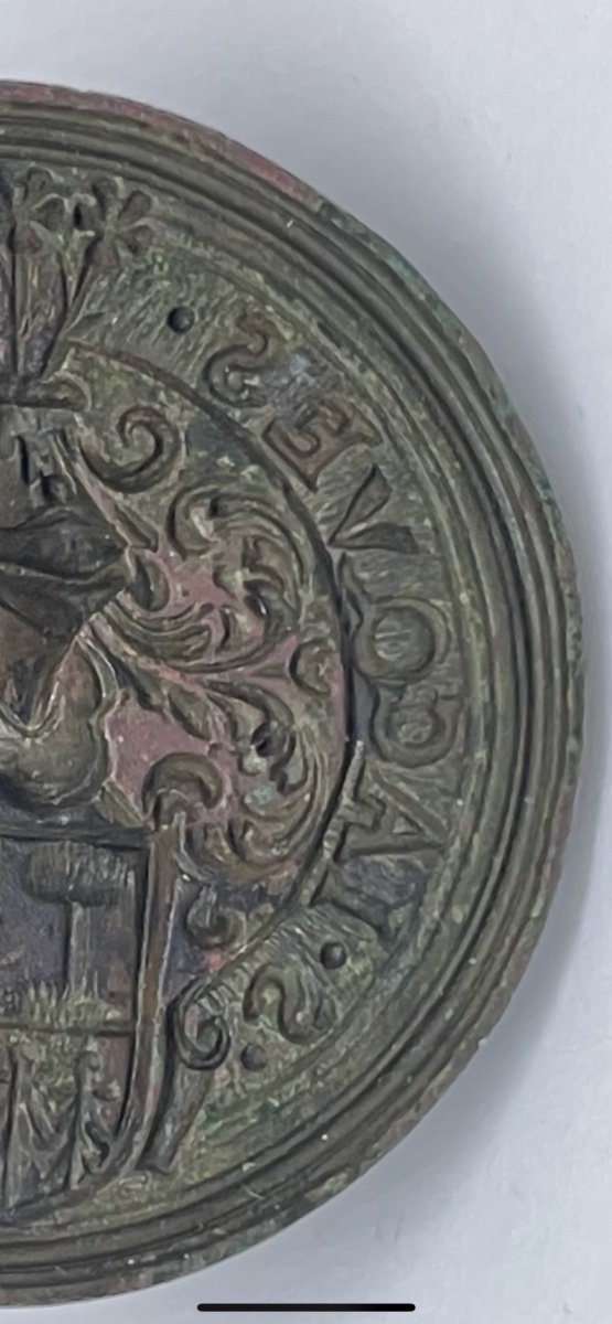 MATRICE DE SCEAU DE LA SEIGNEURERIE DE BUISSERET France, vers 1580–1630-photo-3