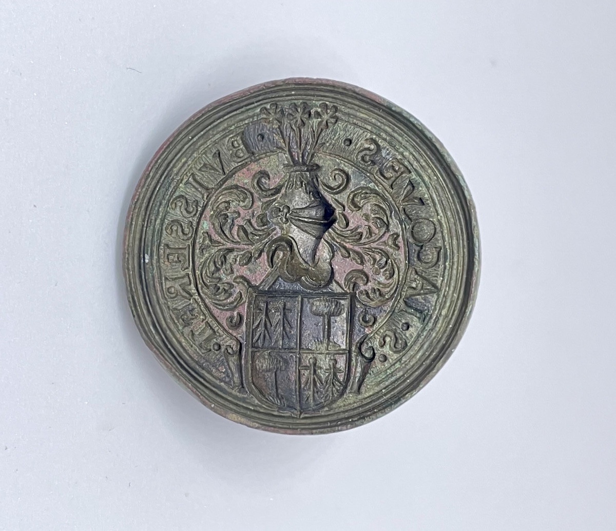 MATRICE DE SCEAU DE LA SEIGNEURERIE DE BUISSERET France, vers 1580–1630-photo-5