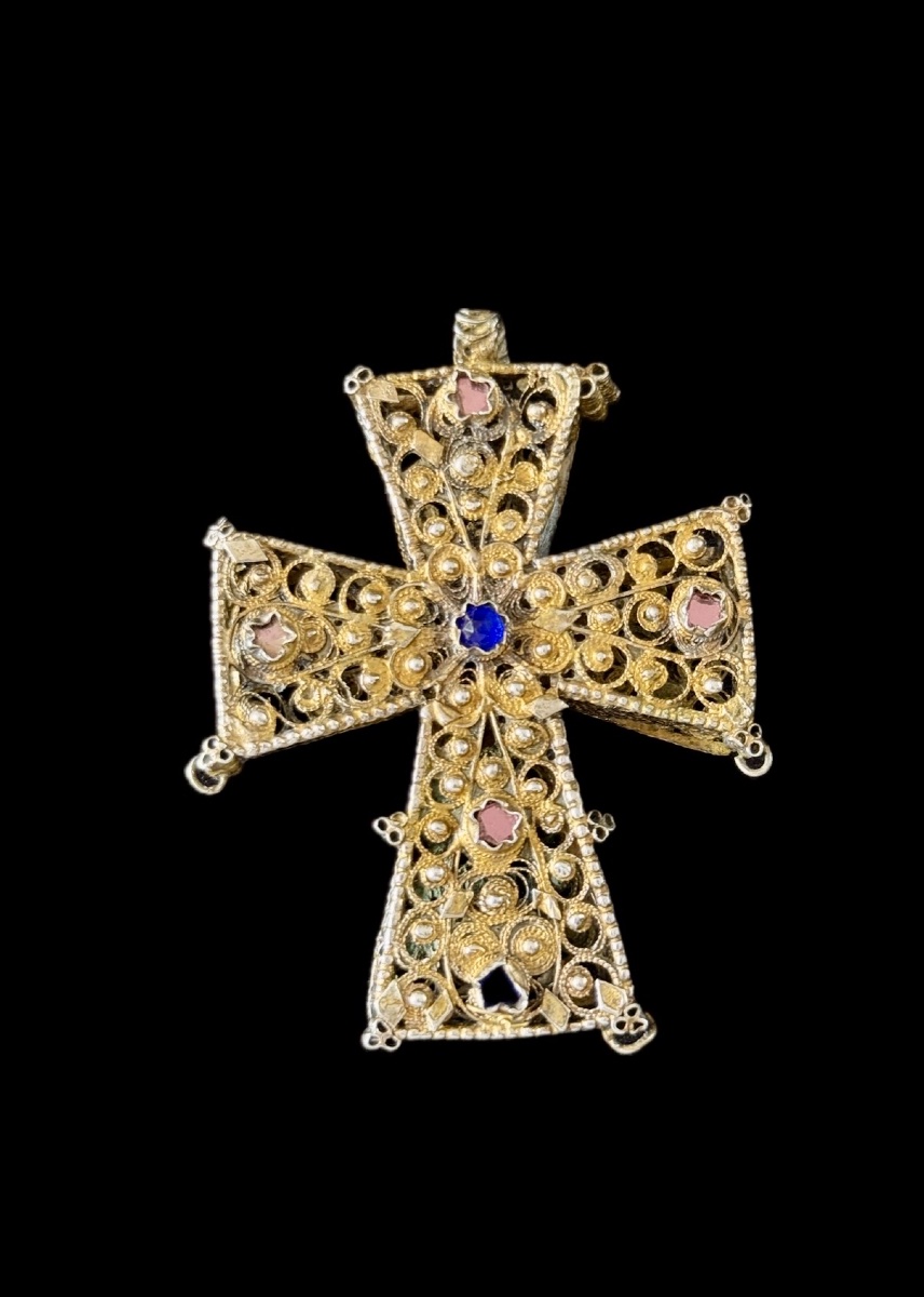 CROIX RELIQUAIRE PECTORALE (ENKOLPION)