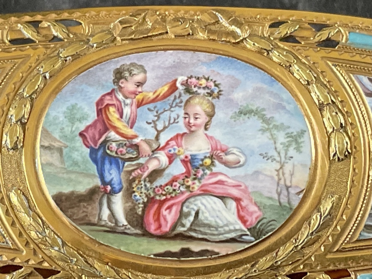 NAVETTE EN OR ÉMAILLÉ – PARIS, 1775-photo-4