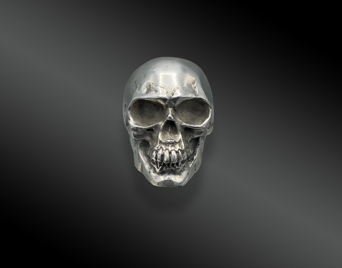 Skull – Silver Vanity Set-photo-3