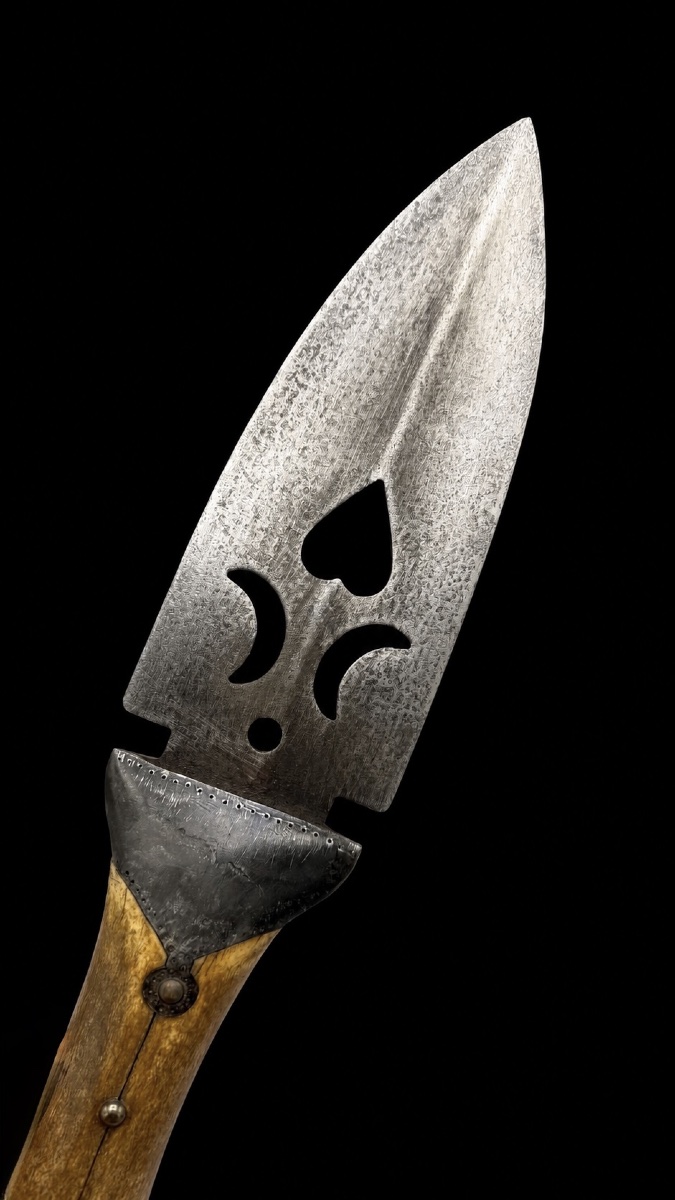 Blackfoot (piikáni / Siksika) Knife With Its Beaded Sheath-photo-1