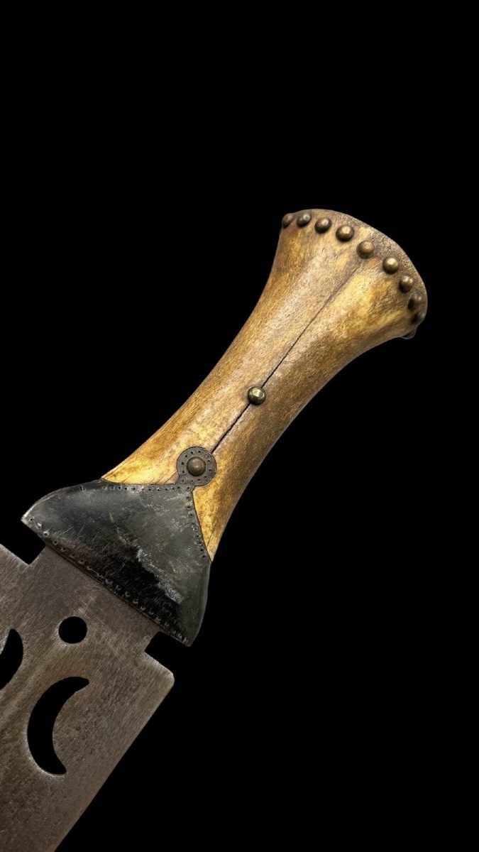 Blackfoot (piikáni / Siksika) Knife With Its Beaded Sheath-photo-2