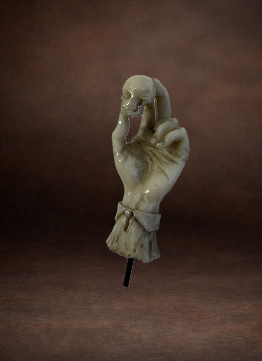 Ivory Memento Mori, 19th Century -photo-4