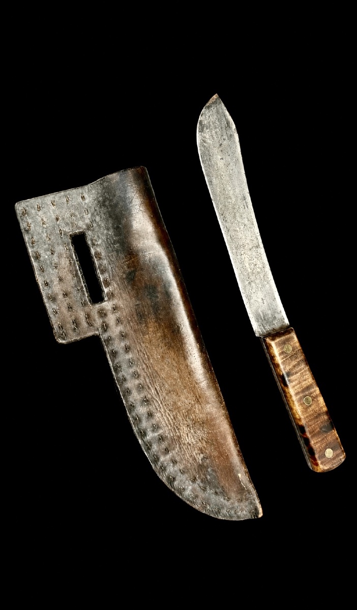 Great Plains Knife With A Riveted Sheath-photo-2