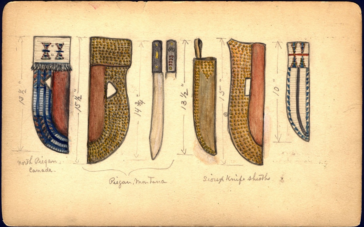 Great Plains Knife With A Riveted Sheath-photo-4