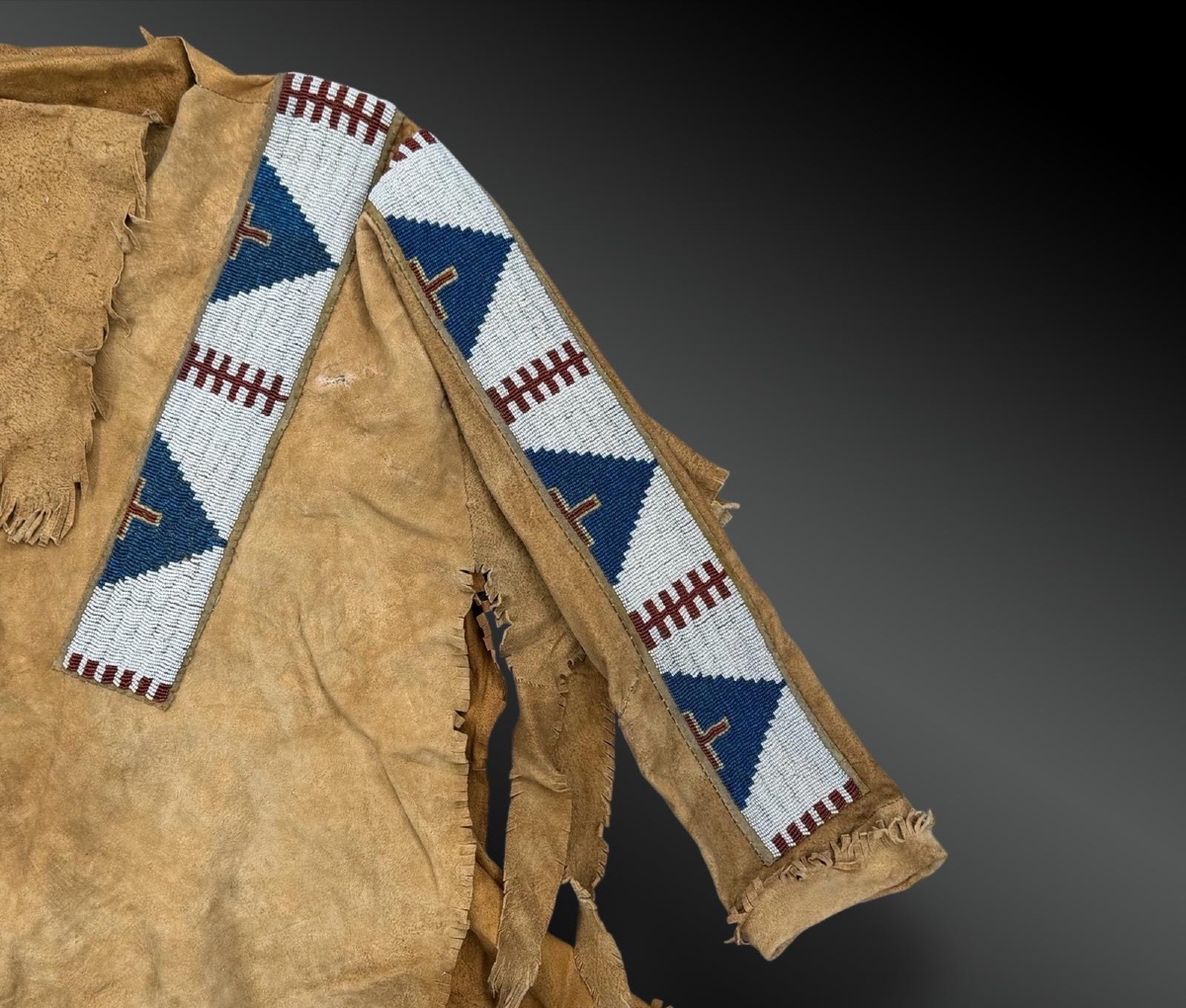 Men's Beaded Shirt From The Great Plains-photo-2